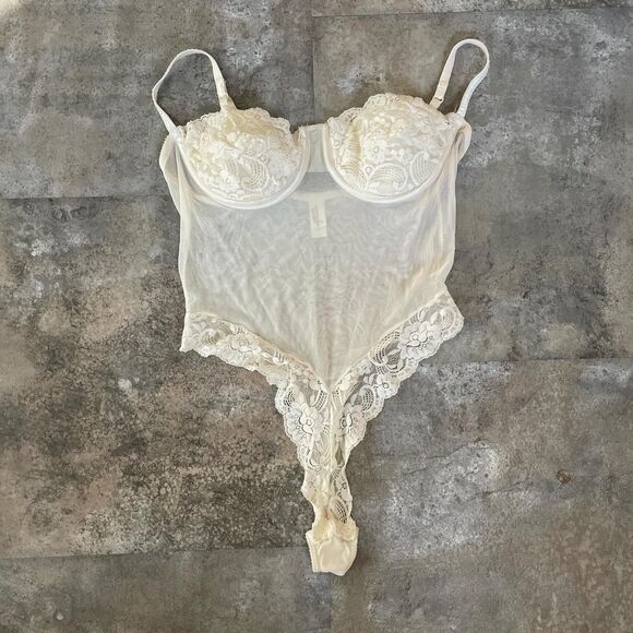 victoria’s secret vintage 1996 y2k bodysuit size 36C - Picture 1 of 8